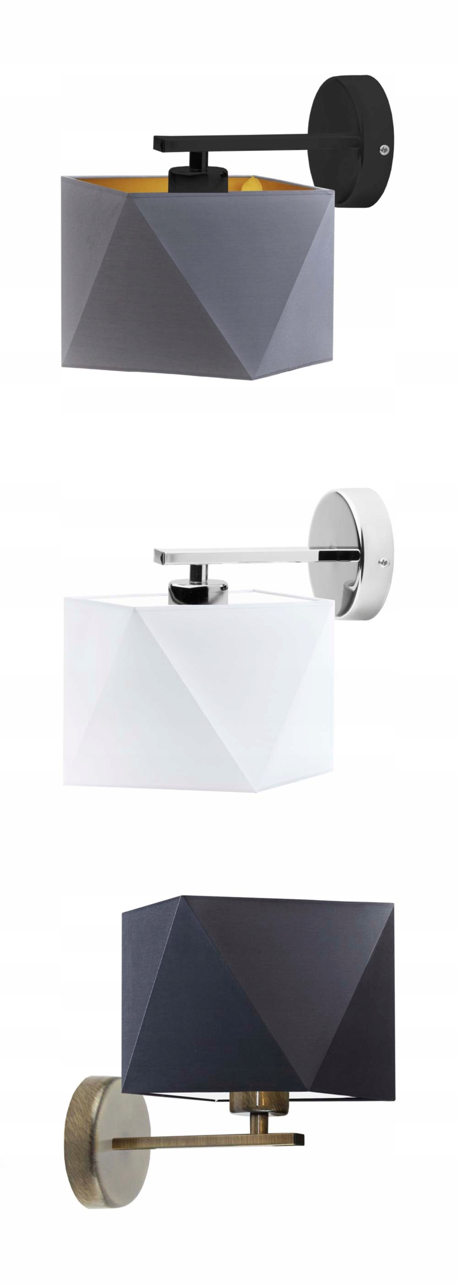 Kinkiet abażur lampa ścienna LED E27 kinkiet ścienny fioletowy Kolekcja Classic