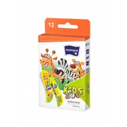 

Zestaw plastrów Kids Zoo x 12 sztuk dla dzieci