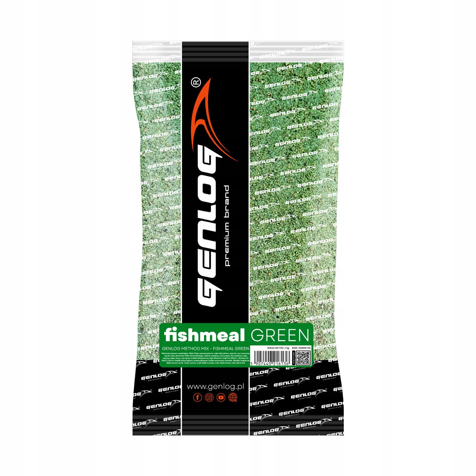 Zanęta Genlog Method MIX Fishmeal Green