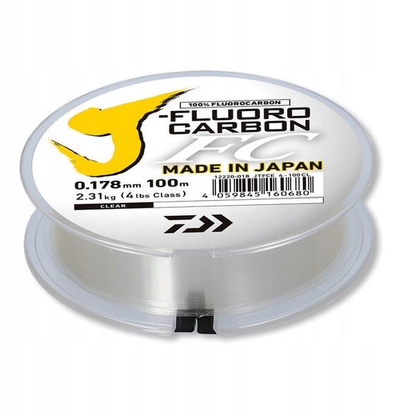Daiwa J-fluorocarbon 100m 0.218mm 12220-022