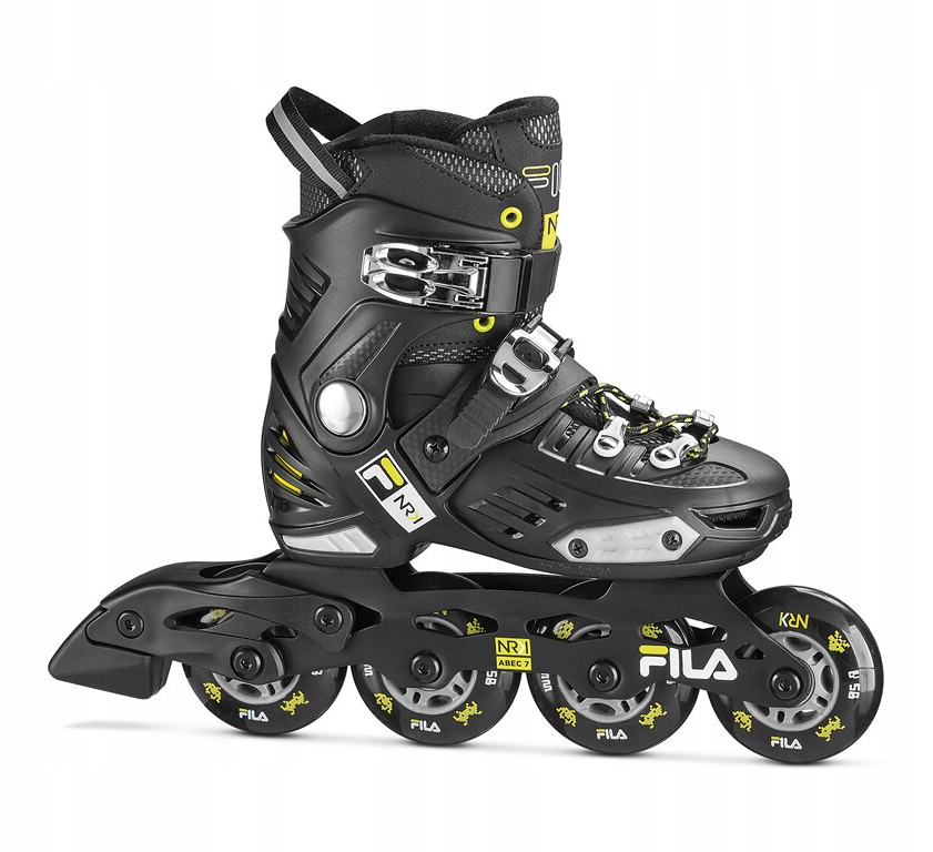 Rolki dziecięce NRK Junior FILA Skates blk/lime M