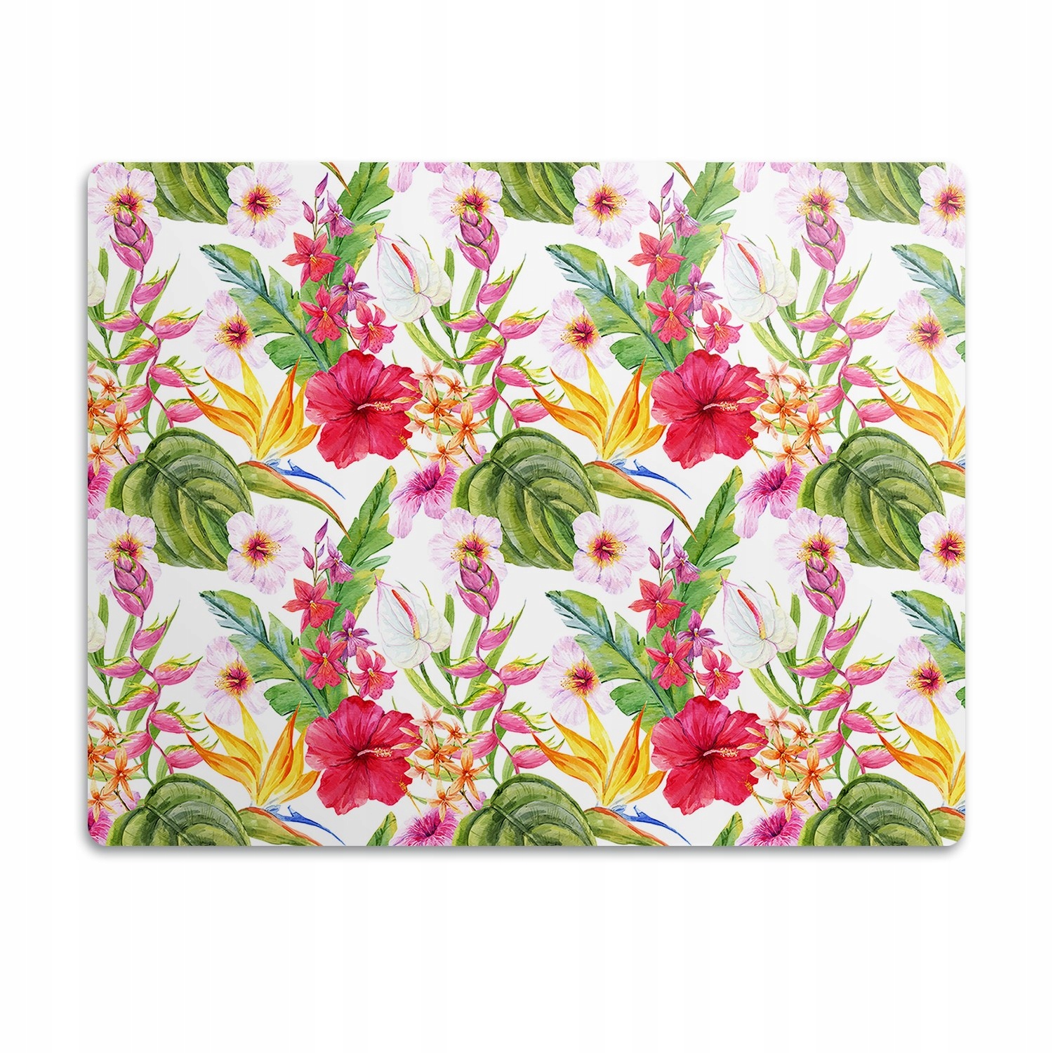 Podložka pro psa pod misku Exotický ibišek 60x40 cm