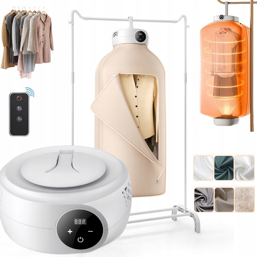 Levně Profesionální Elektrický Sušák Na Prádlo Mini, Přenosný, Rychle Schnoucí