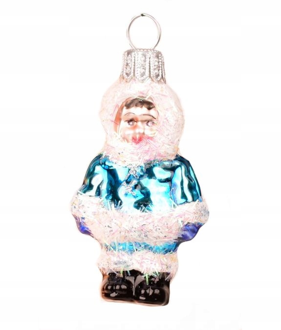 

Bombka szklana choinkowa figurka eskimos chłopiec