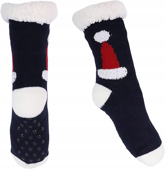 Dámské Ponožky Teplé na zimu Protiskluzové Ponožky Černé Univerzální