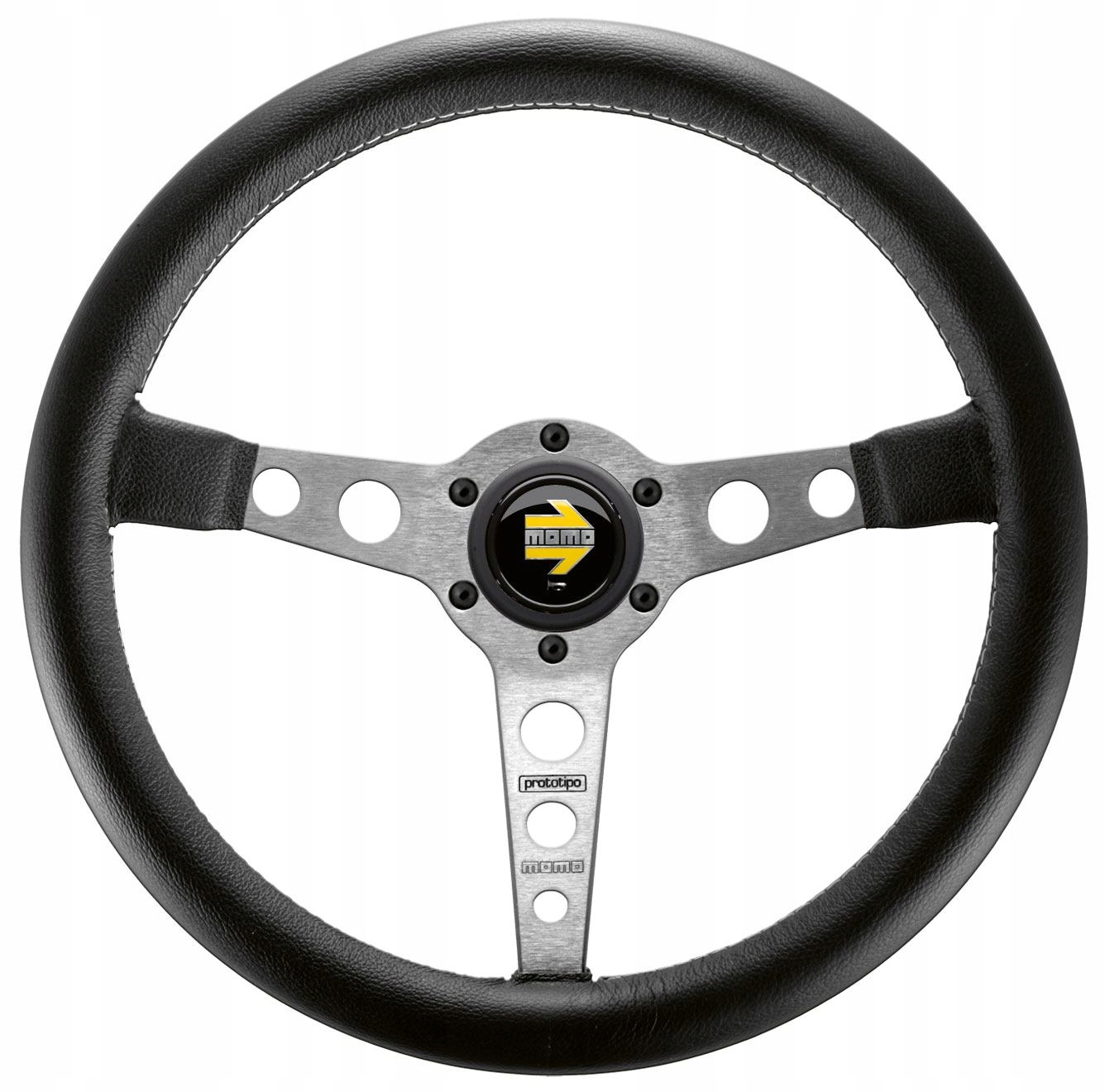 Volant Momo Prototipo Silver 320 mm