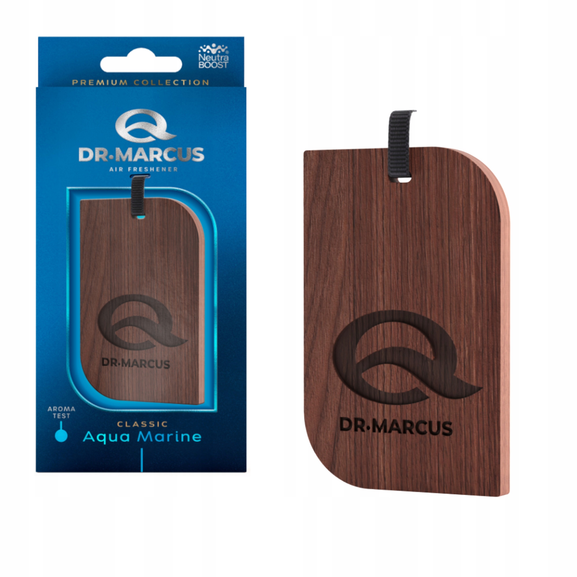 Dr Marcus Classic Aqua Marine Drewniana Zawieszka Zapachowa