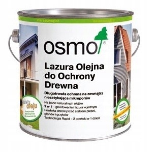 Osmo Olejová lazura na ochranu dřeva při fasádě teras Dub 706 0,75L