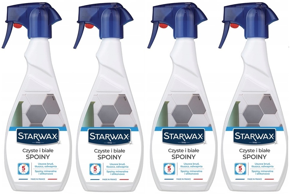 4xSTARWAX Čisté A Bílé Spáry 500 ML