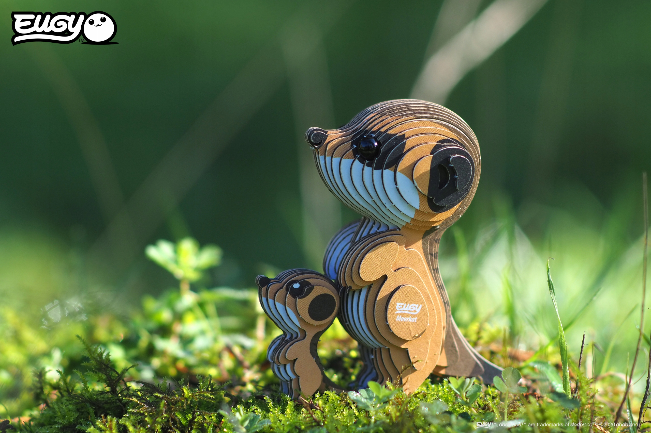 Surykatka Eugy. Eko Układanka 3D Płeć chłopcy dziewczynki