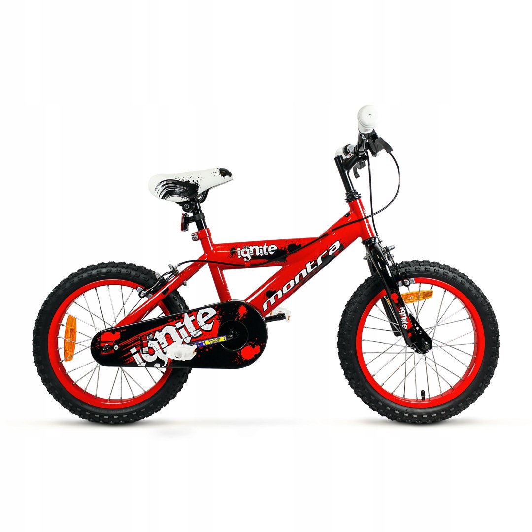 Dětské kolo 16 palců Sirox Montra Ignite červené pro chlapce