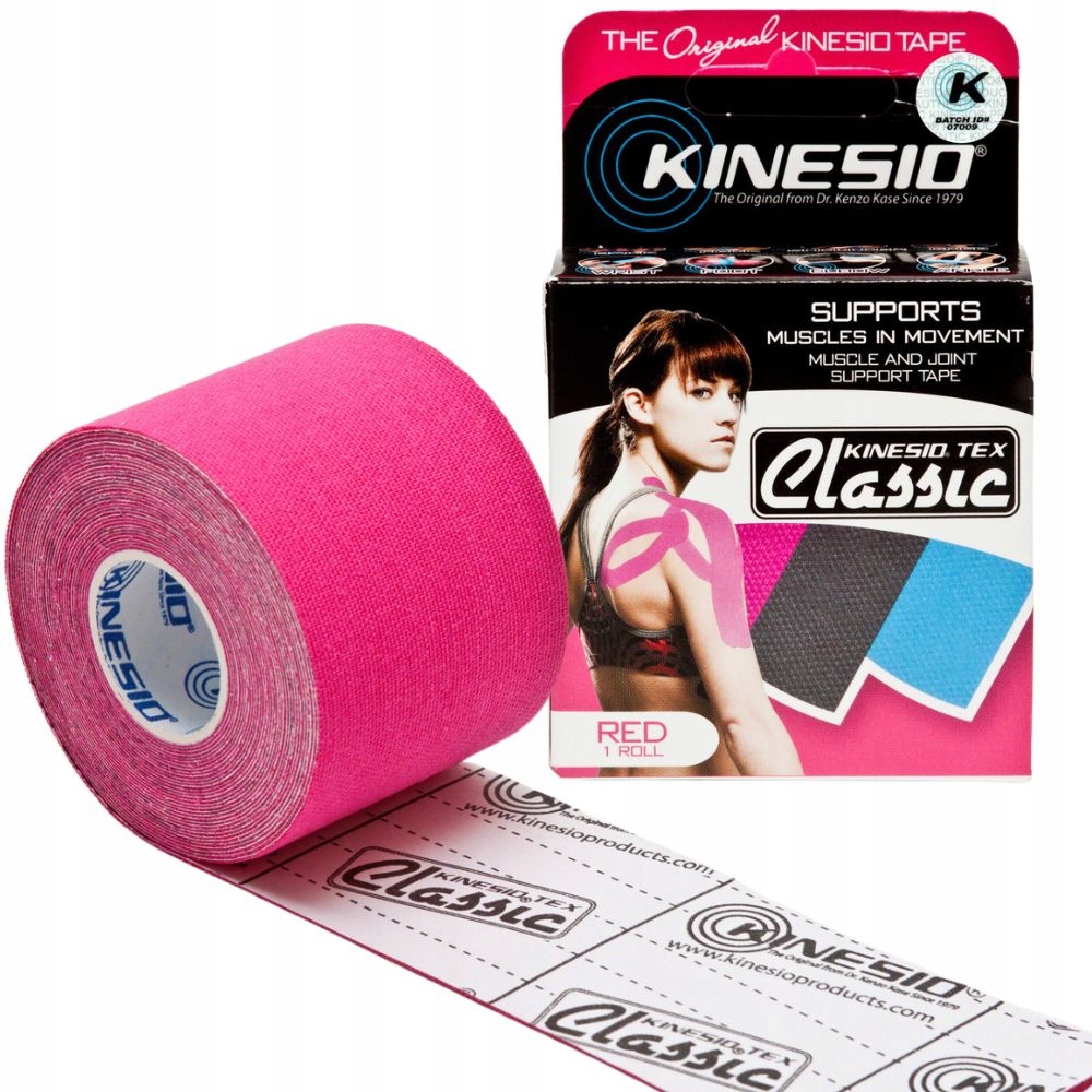 

Taśma Kinesio Tex Classic 5cmx4m Czerwony