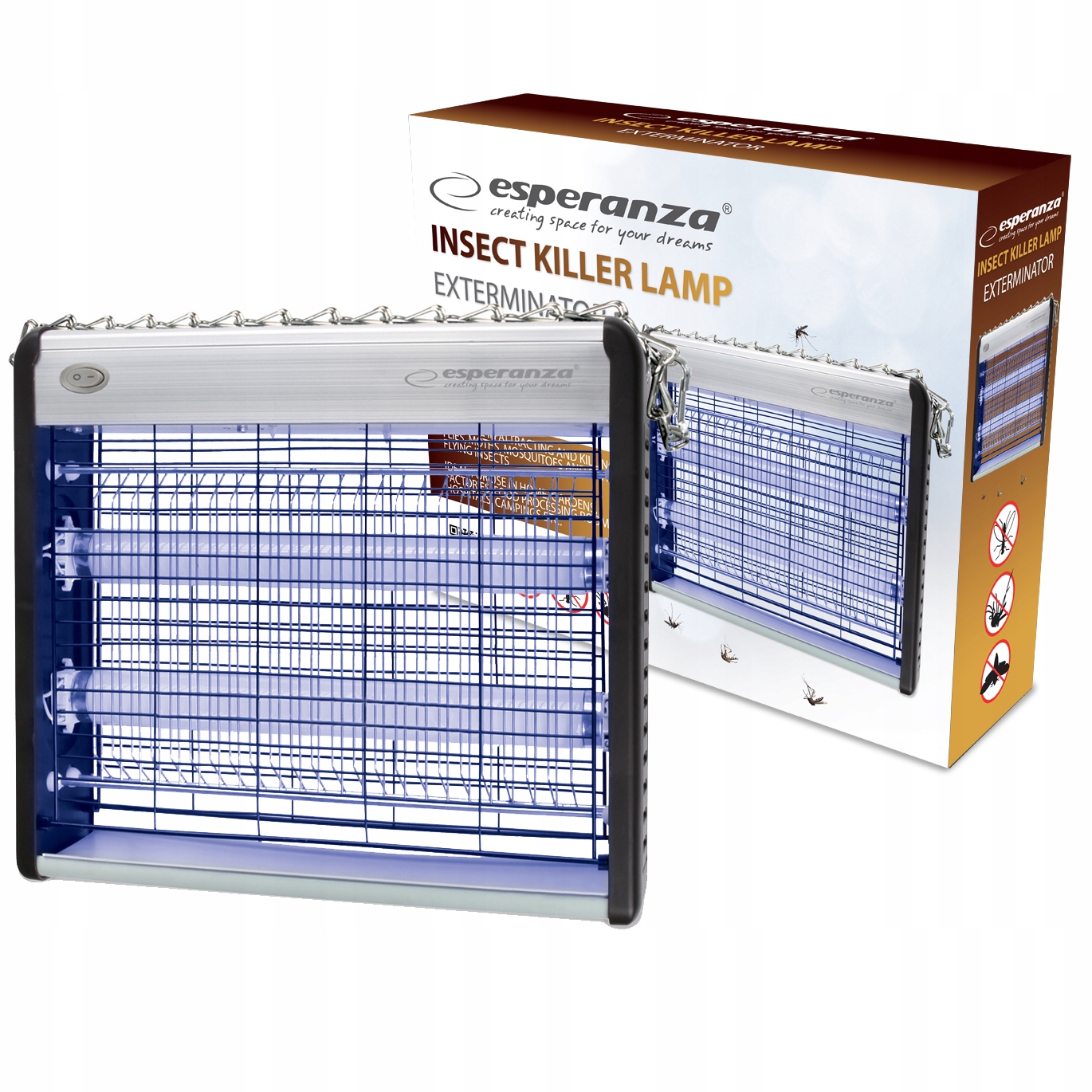 

Esperanza Lampa Owadobójcza Na Komary Muchy Owady