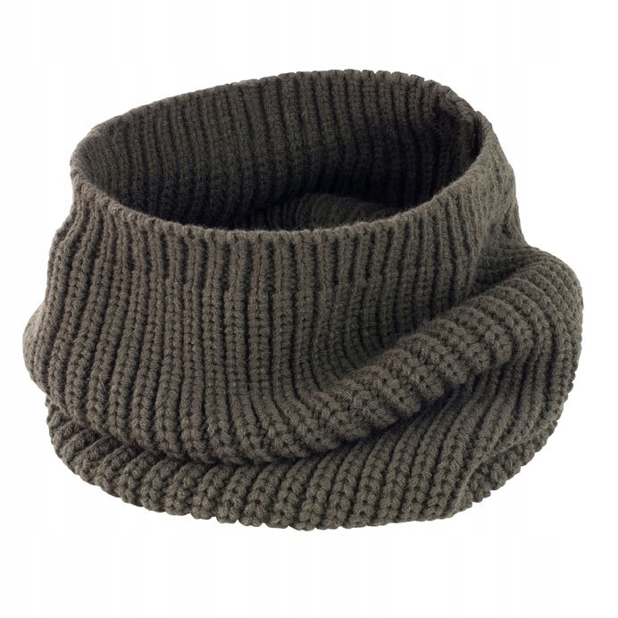 Komin Zimowy Snood Hood bardzo Oliwkowy Zielony r. U