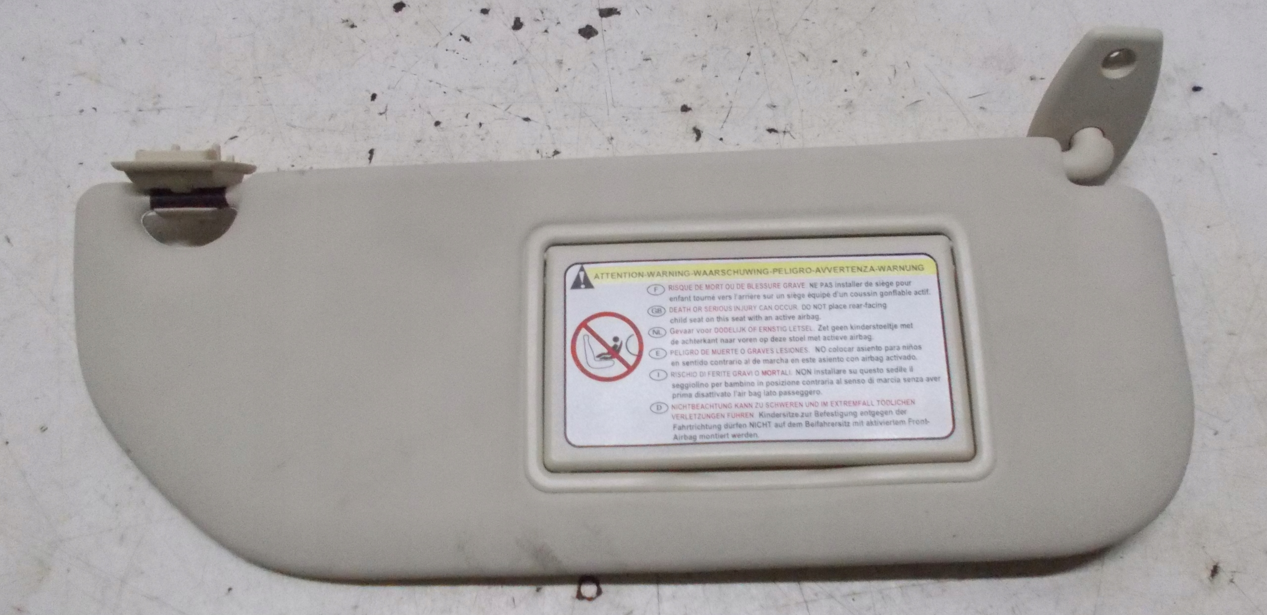 CITROEN C4 08R cover PRZECIWSLONECZNA right