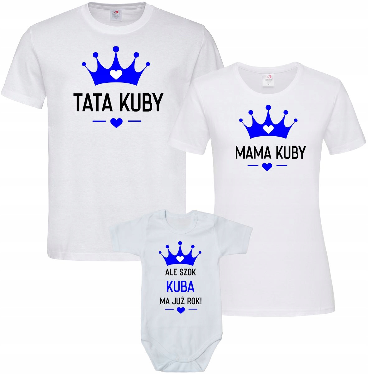 

Koszulki Na Roczek Dla Rodziny Mama Tata Syn Body