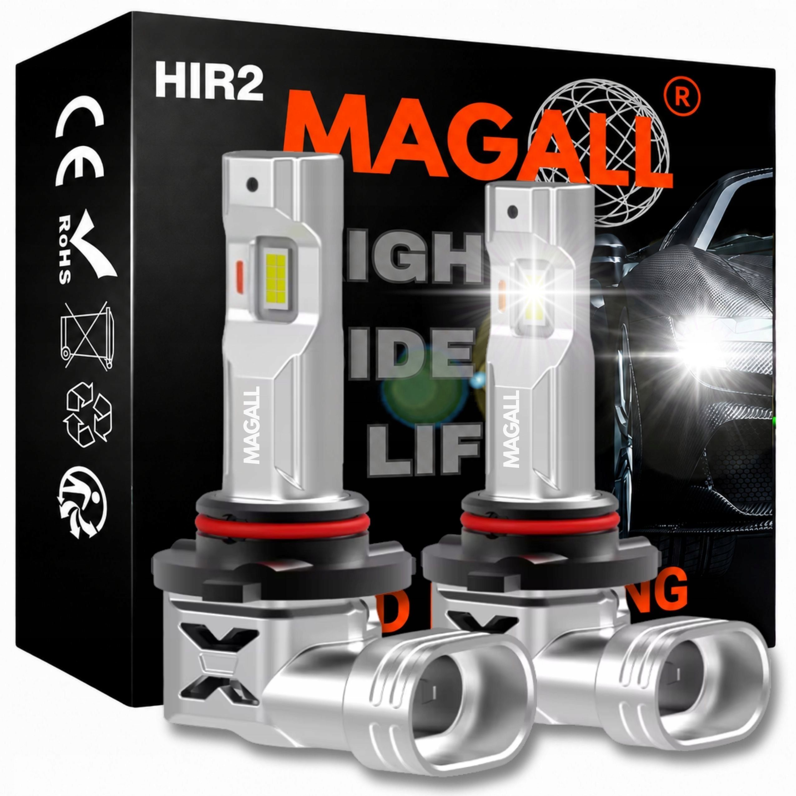 Žárovky HIR2 Led Magall X Pro 1 Až 1 Bílé Světlo 5500K 70W 12V 16000 LM