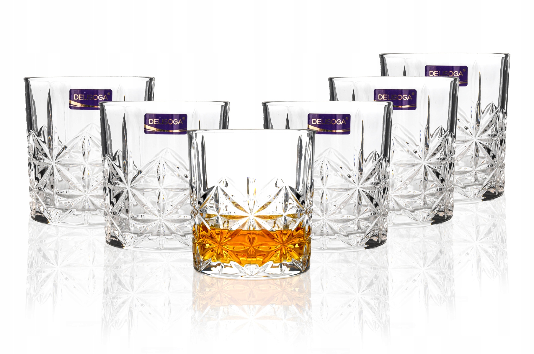 

Whisky Szklanki do Whiskey Zestaw 6 Szklanek 300ml