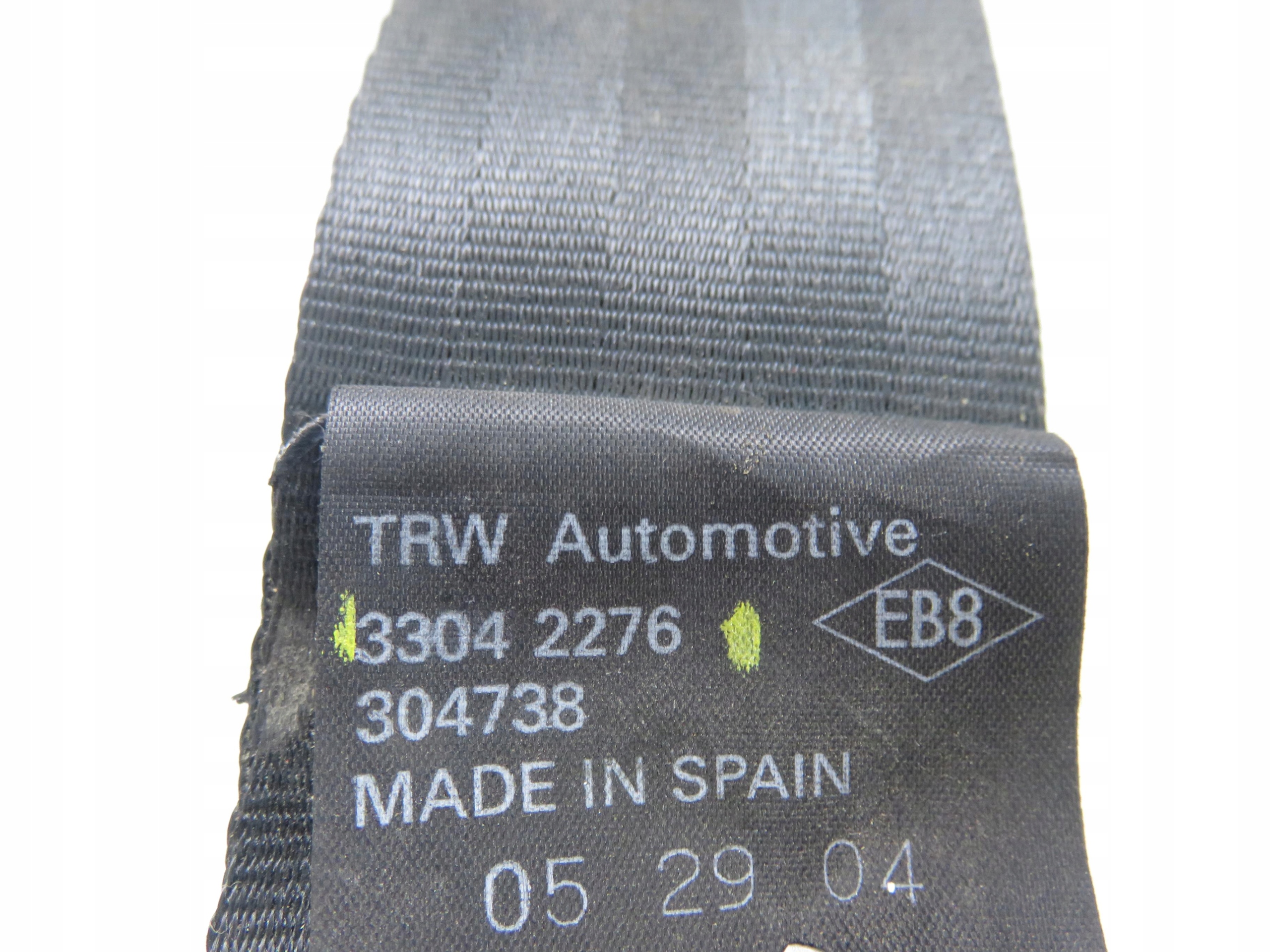 ремень безопасности renault oe 33042276