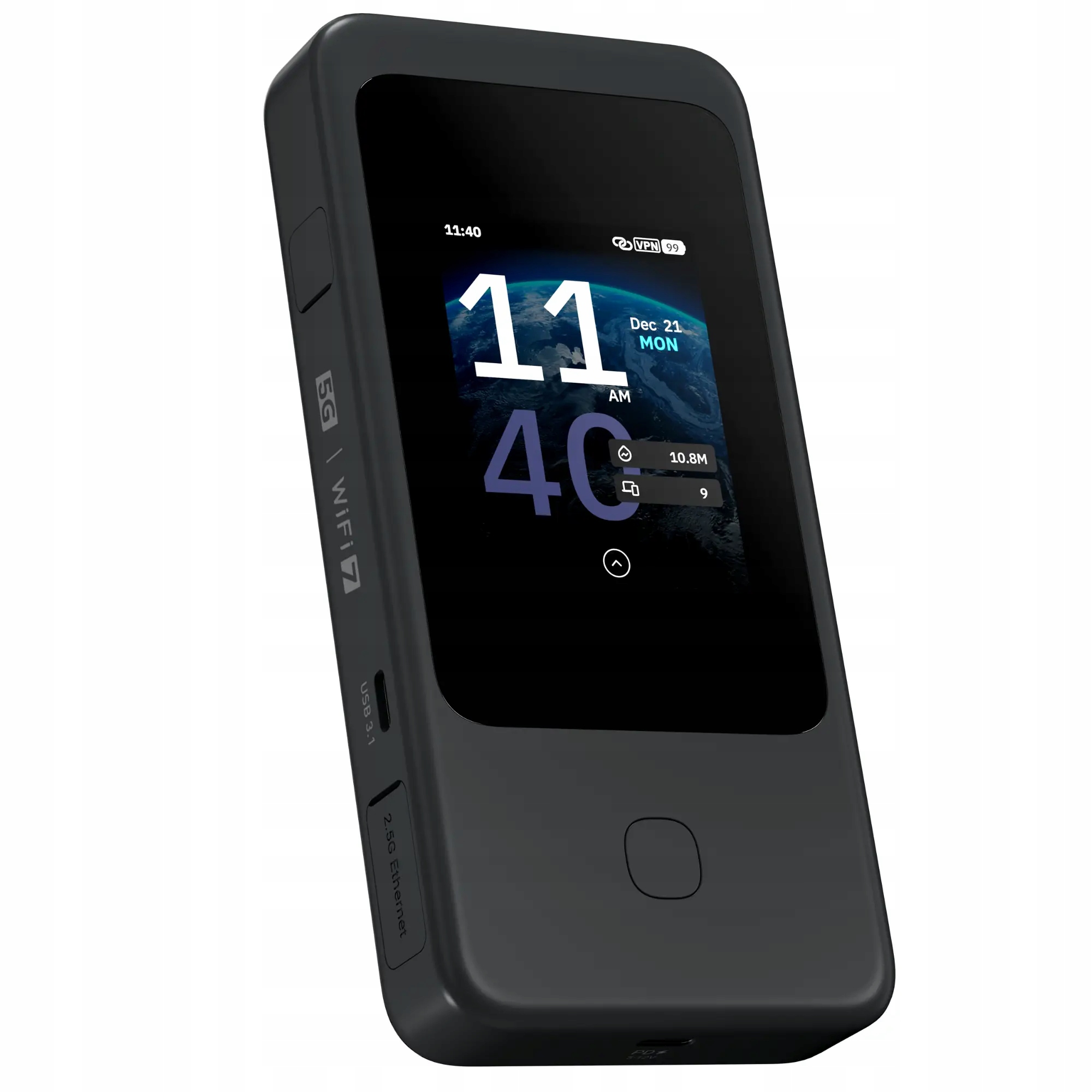 GL.iNet Mudi 7 (GL-E5800) mobilny router hotspot Wi-Fi7 5G Lte eSIM Vpn