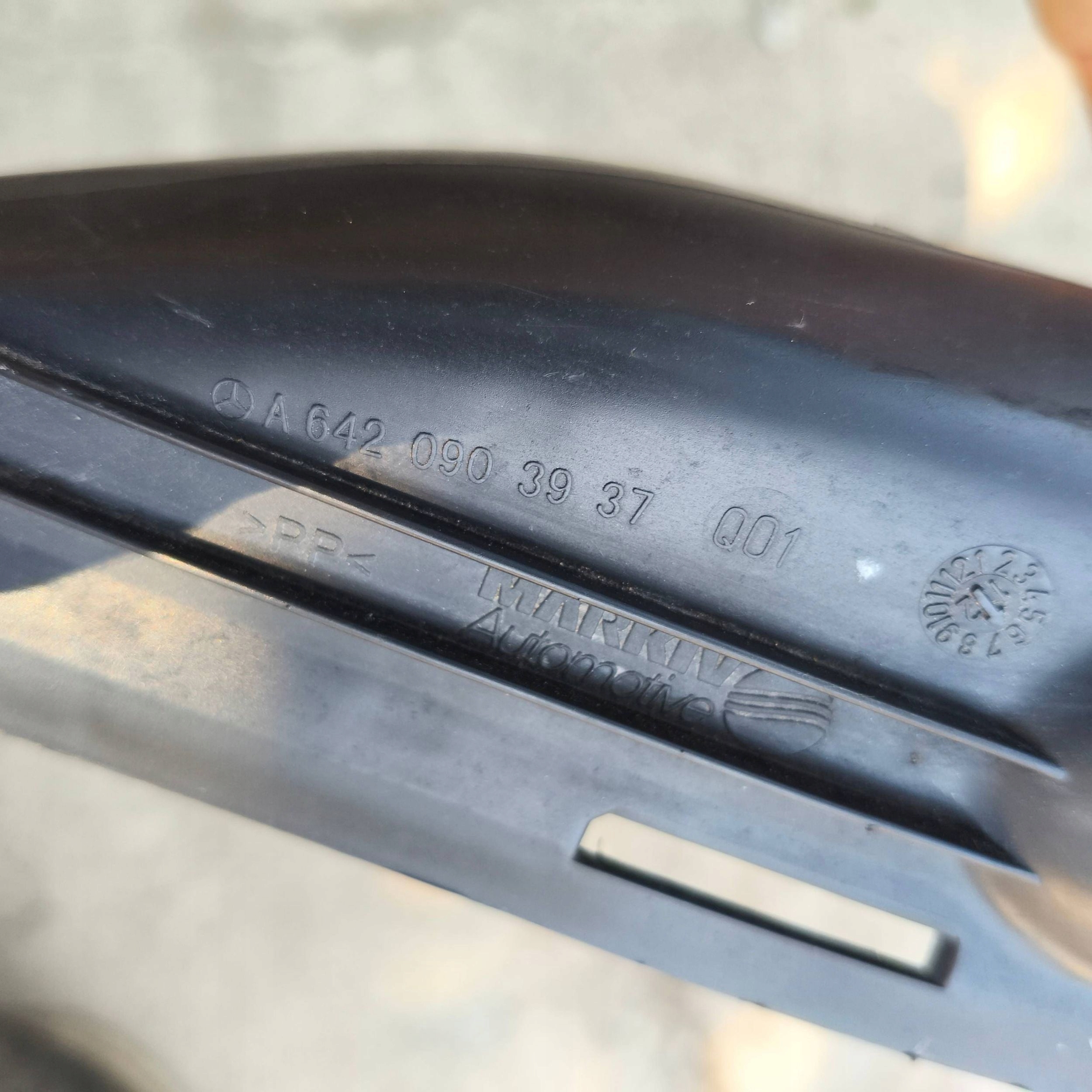 Mercedes-Benz GLK (X204) pipe dolotowa air