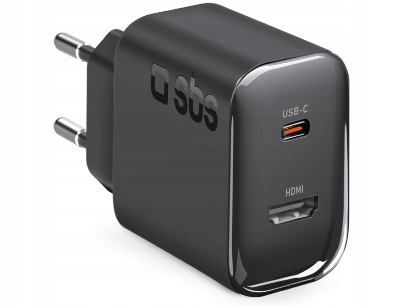 Ładowarka sieciowa Sbs TETR1CHDMIPD65 65W Czarny