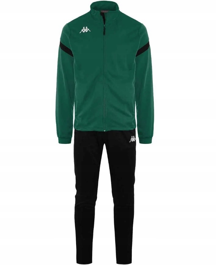 Dres treningowy Kappa Dalcito zielony z czarnym 321E1IW A07 roz. 164cm