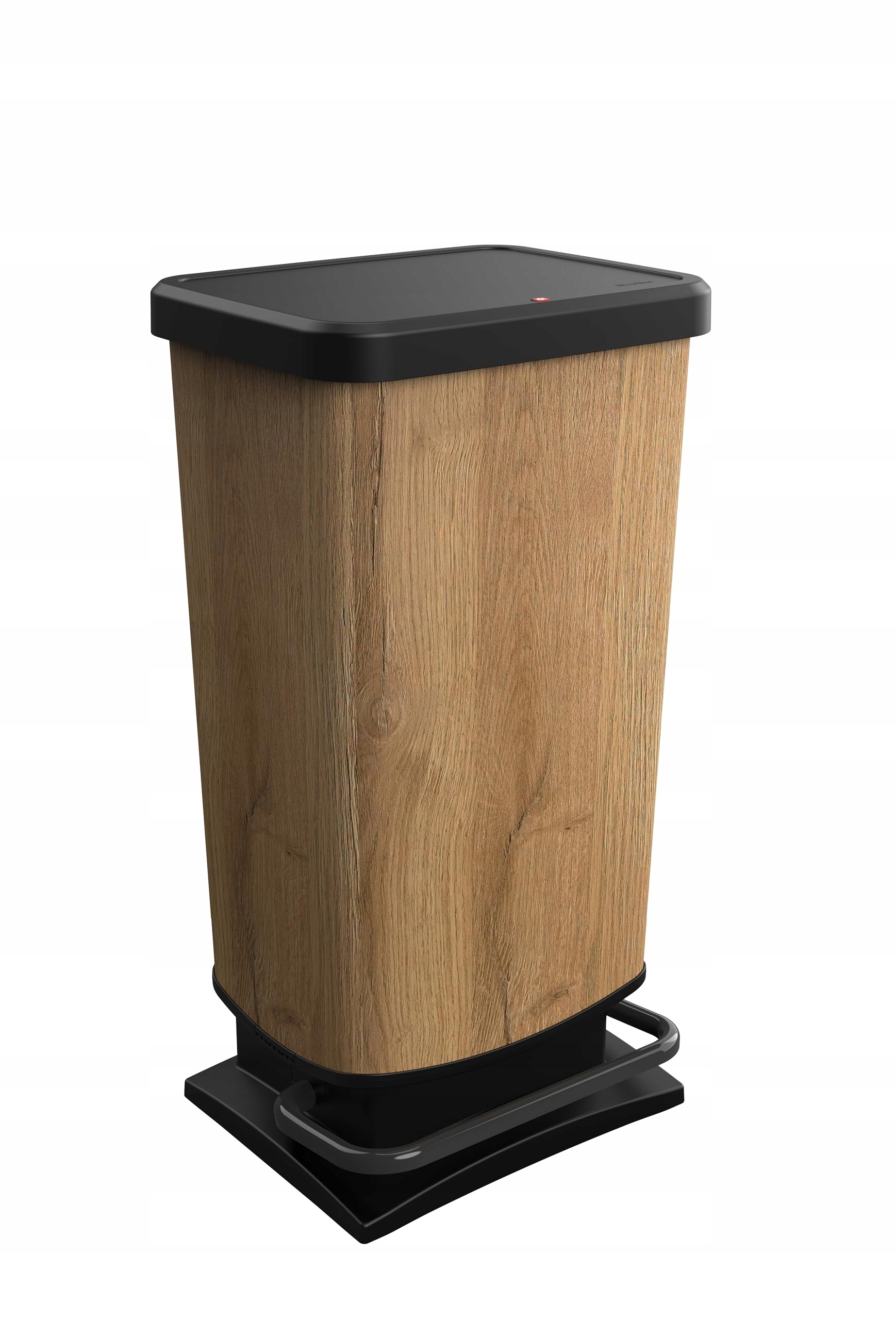 Rotho Paso odpadkový koš 40 l plast dřevo 35,3 x 29,5 x 67,6 cm