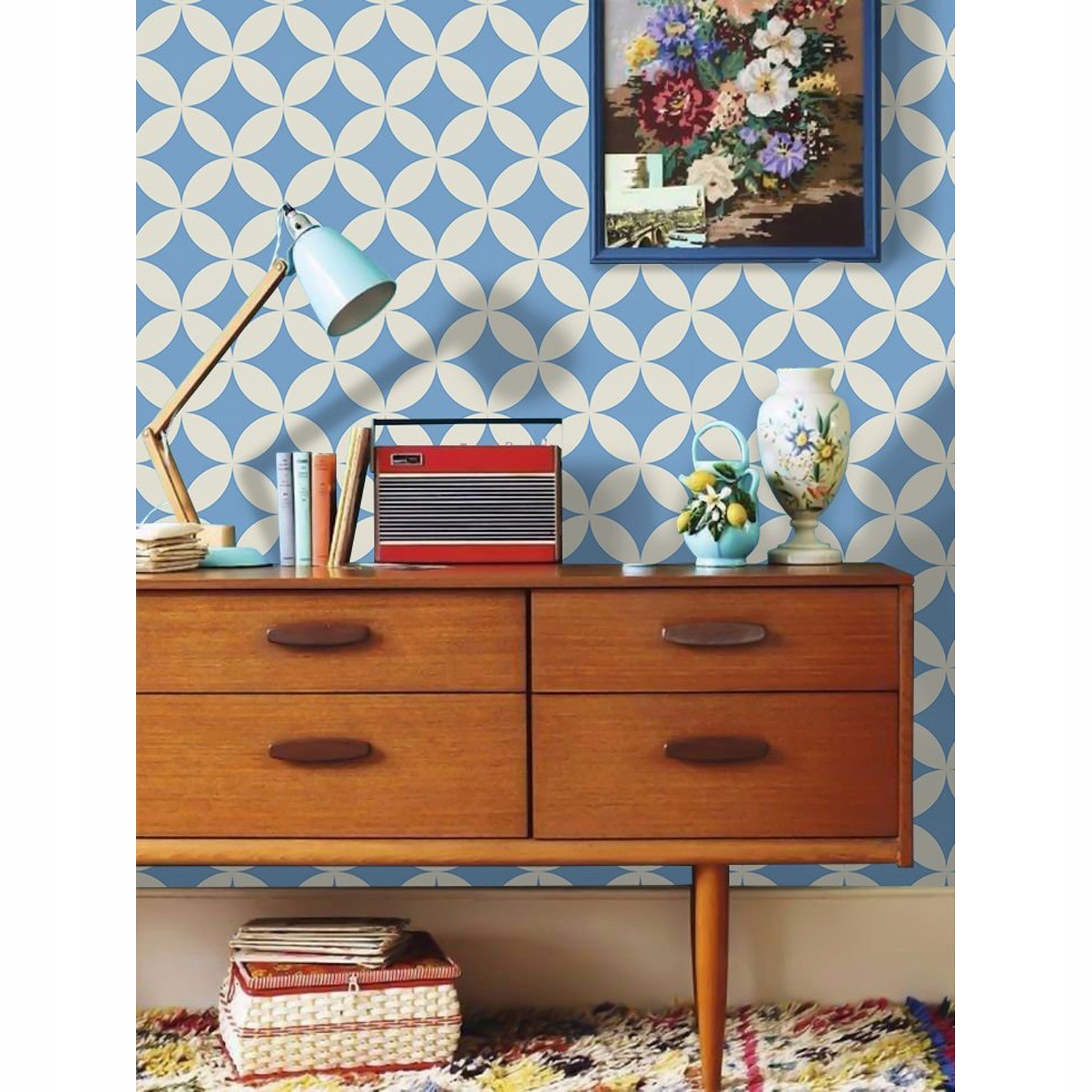 

Fototapeta na flizelinie Wzór styl shabby 416x254