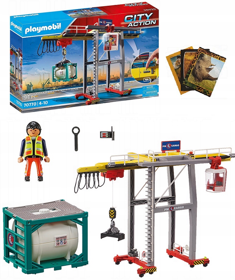 

Playmobil Suwnica Z Kontenerami City Action Klocki