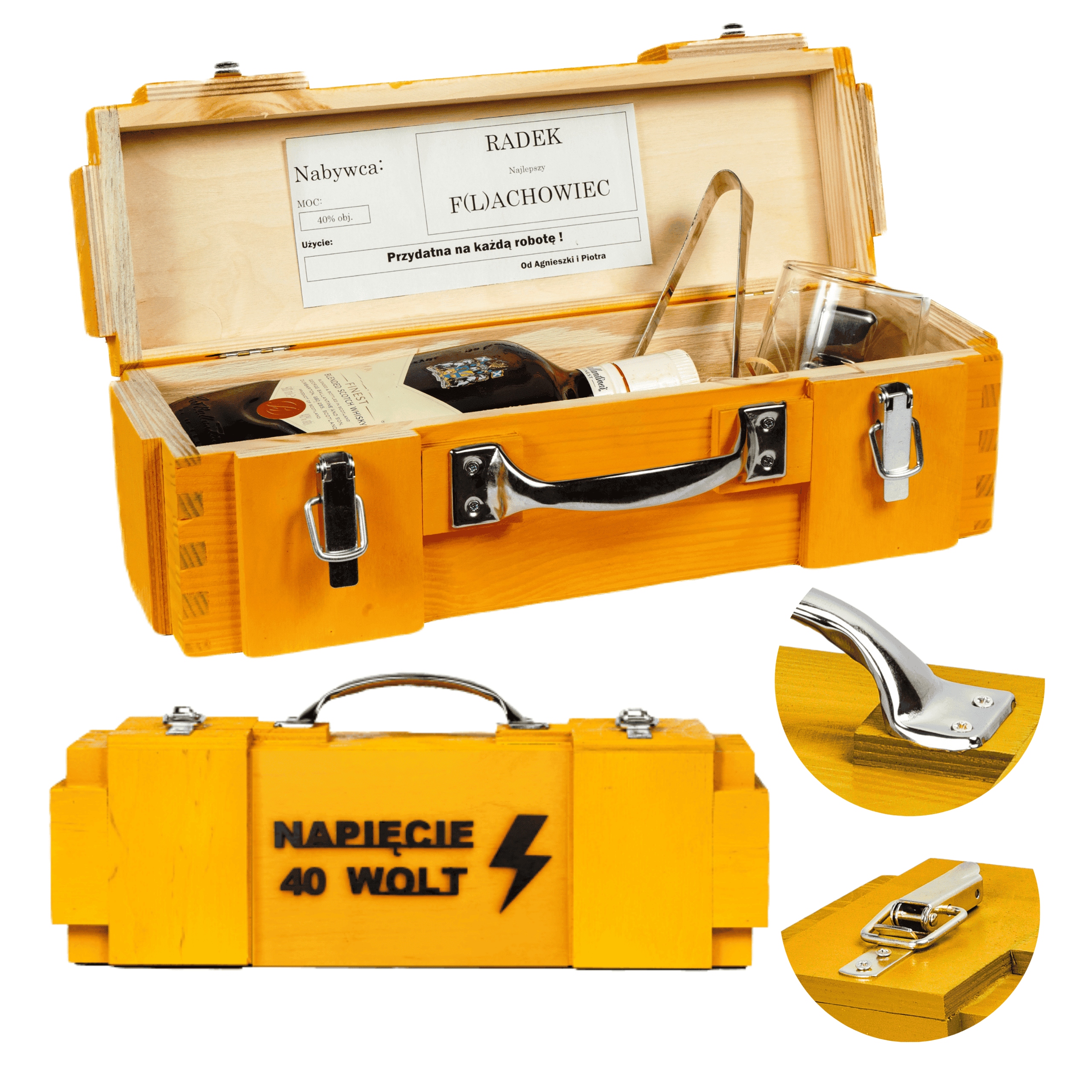 Skrzynka dla Elektryka na Urodziny 18 30 40 50 60 Facet Masywna