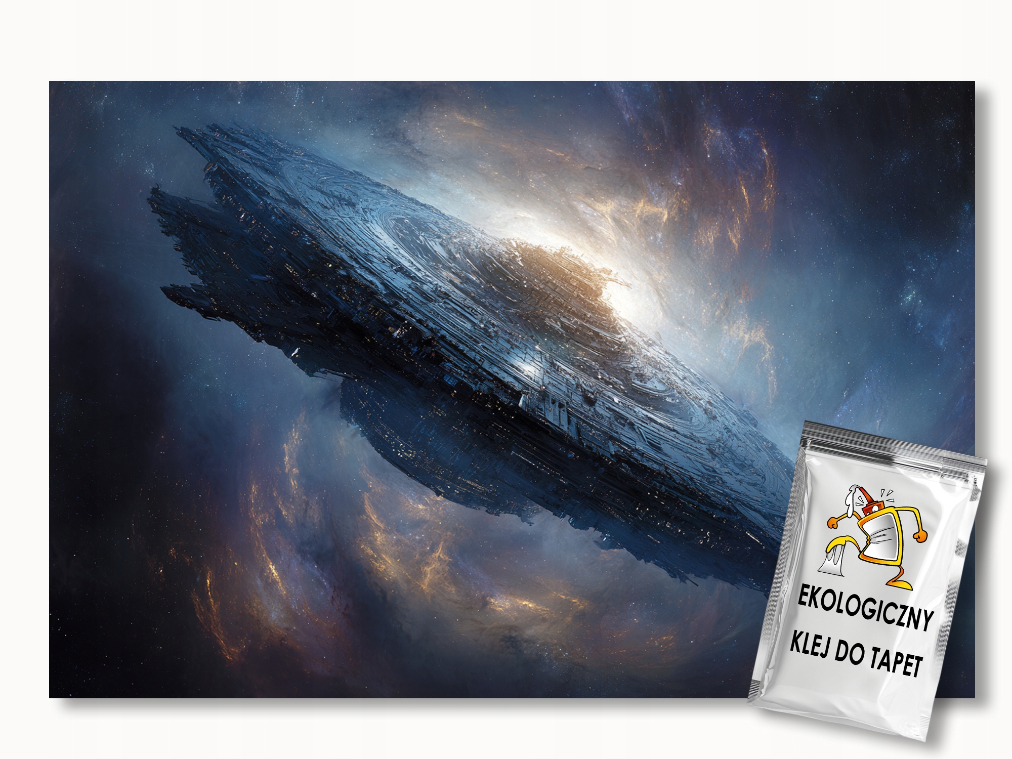Fototapeta Flizelina Kosmos Sci-fi Fantastika Stanica Námorná Loď 416x290 130g