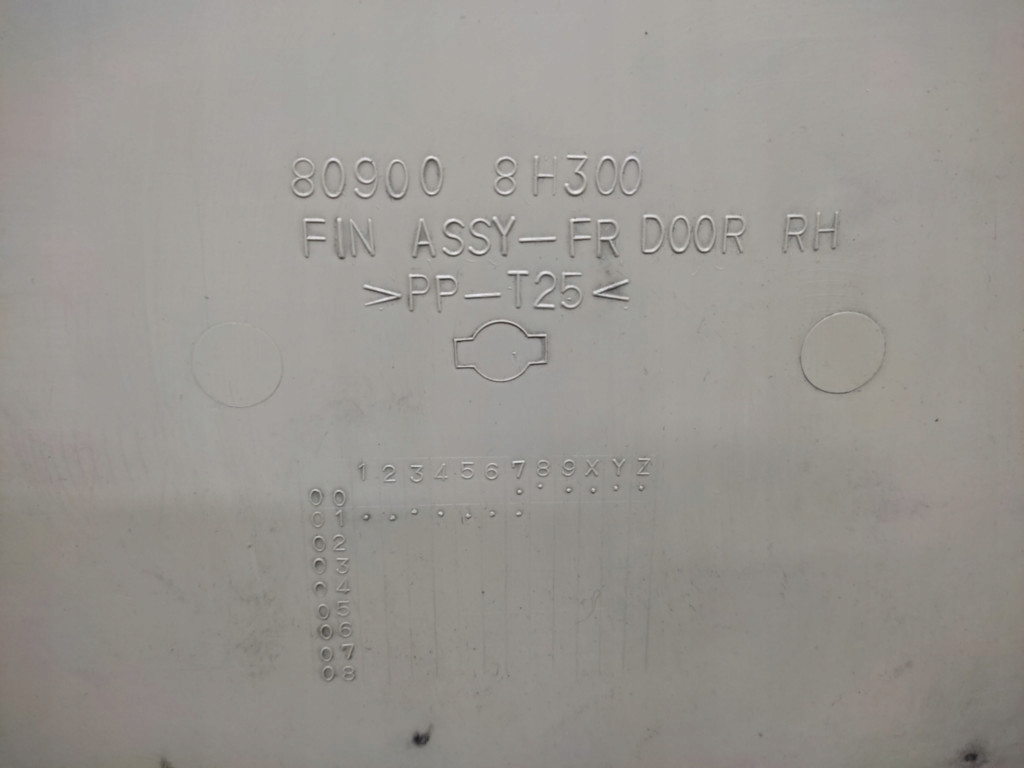 NISSAN X-TRAIL side upholstery door right front