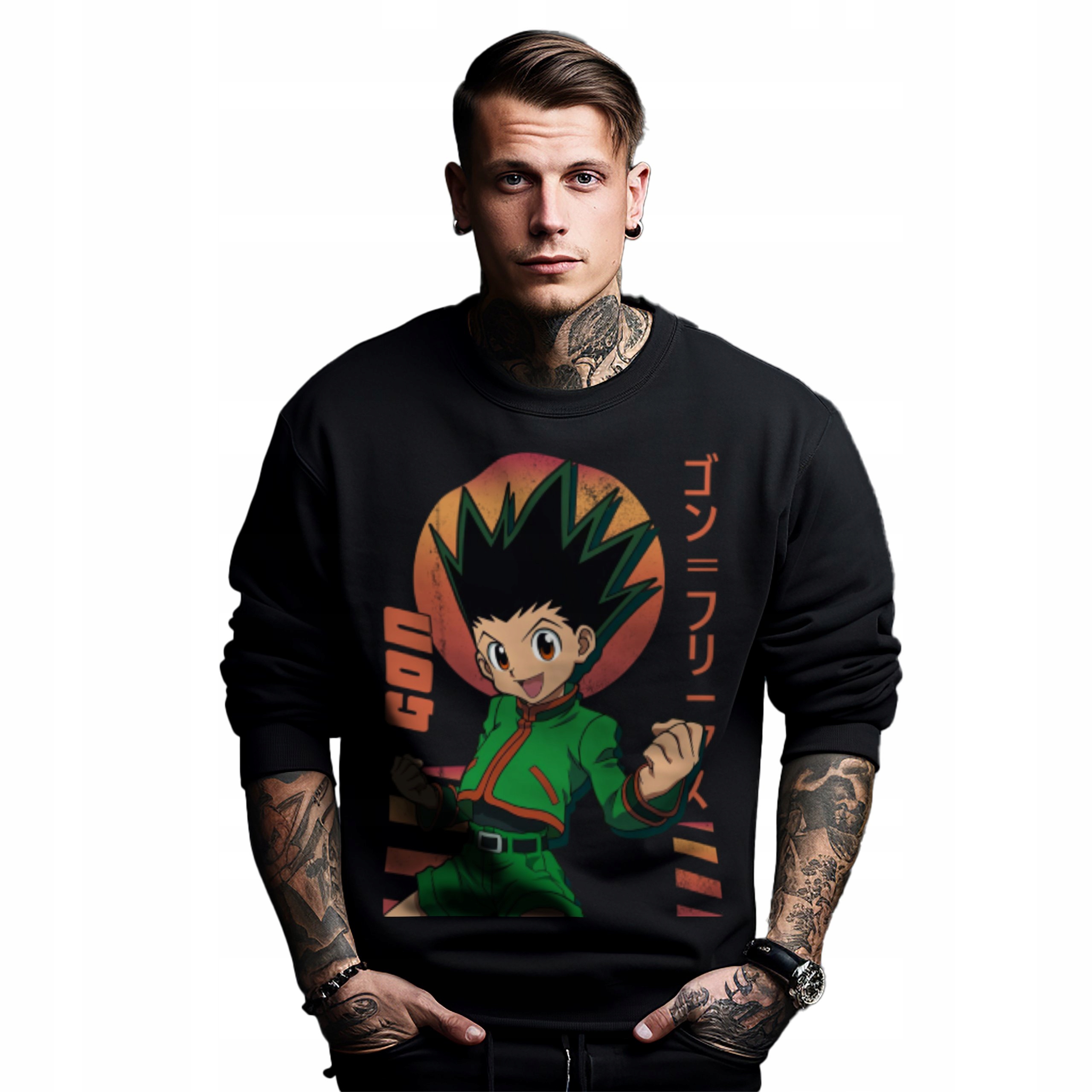 Mikina s potiskem Anime Hunter x Hunter Gon