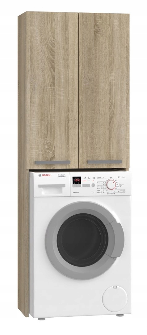 SZAFKA ŁAZIENKOWA SŁUPEK NAD PRALKĘ DĄB SONOMA