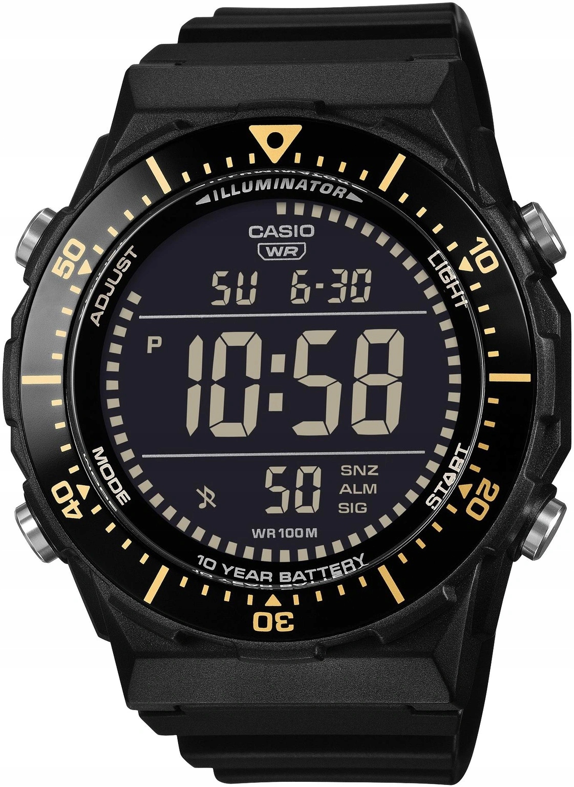 Pánské Hodinky Casio Casio AE-1700H-1BVEF Černé Sportovní