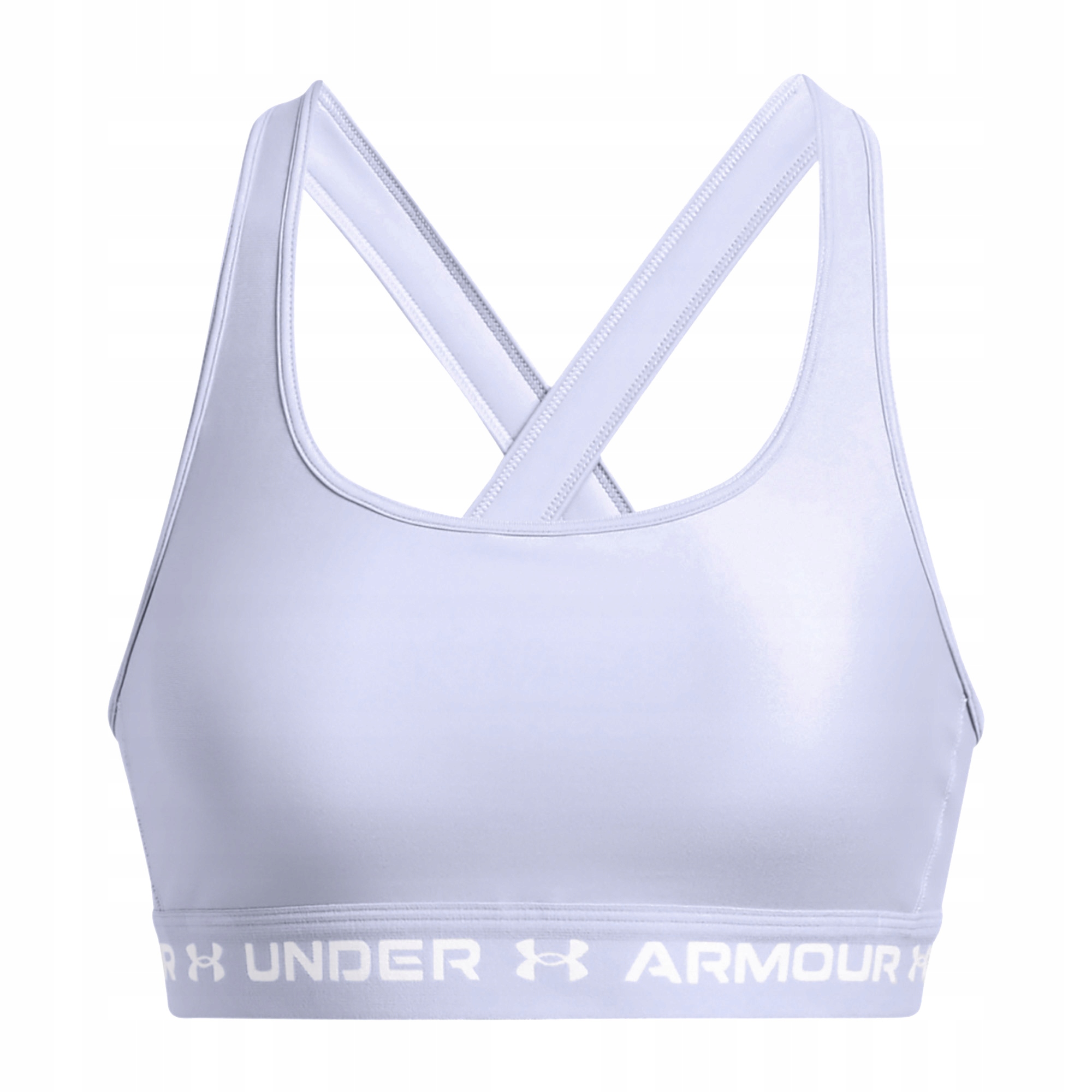 Biustonosz fitness Under Armour Crossback Mid celeste/celeste/white XL
