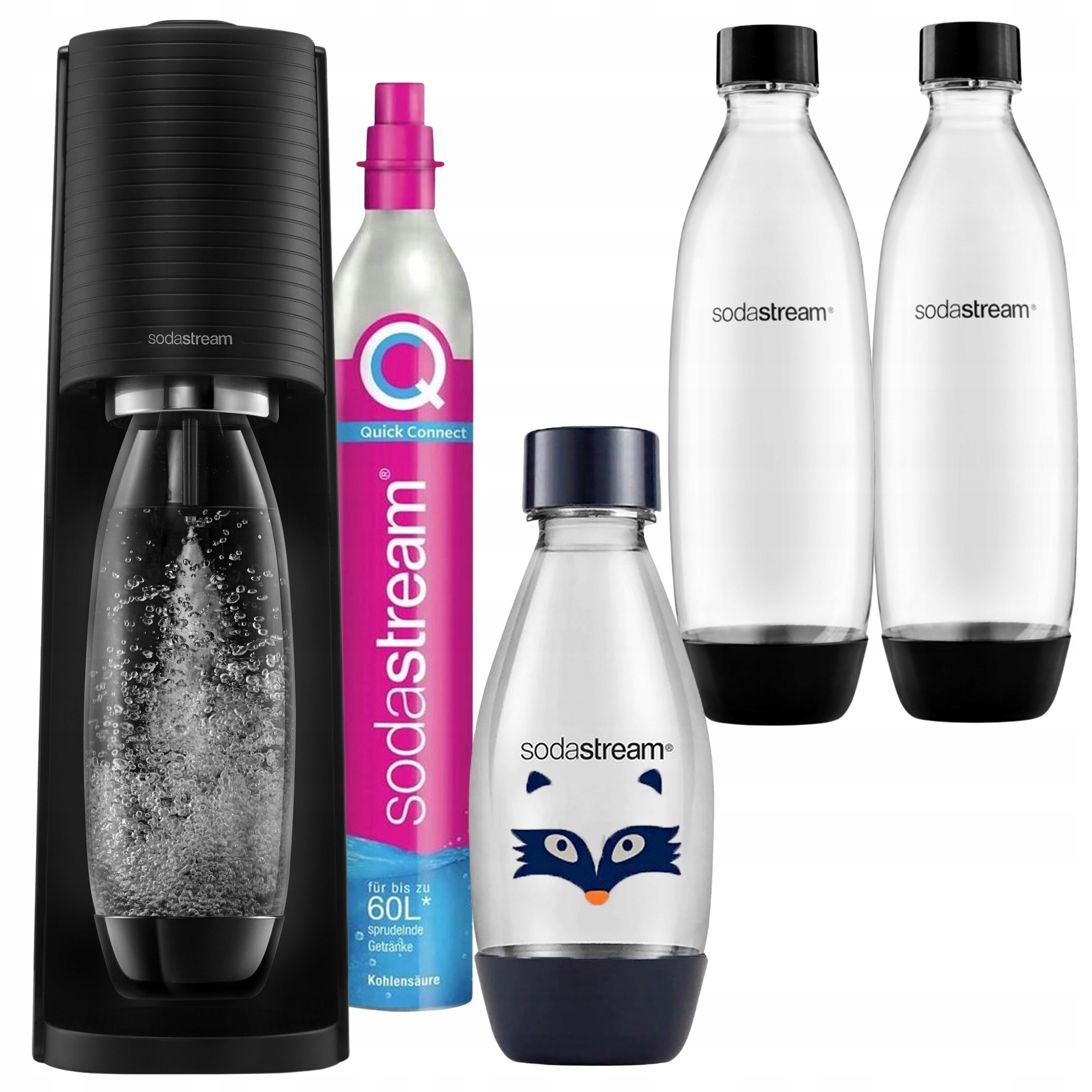 Výrobník sody SodaStream Terra 2 lahve 1 l malá láhev 0,5 l