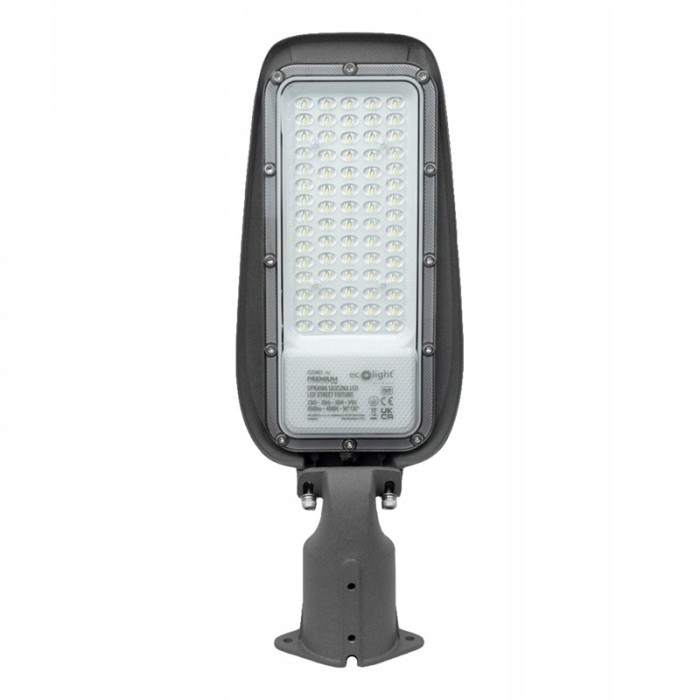 Pouliční lampa lucerna Led hlava pohyblivá 50W 4000K 6500lm IP65 Ecolight