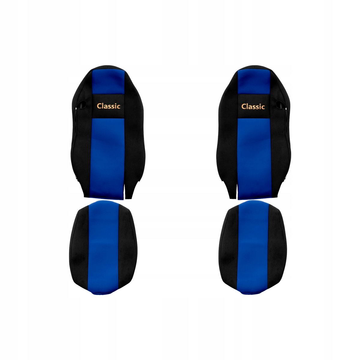 Poťahy sedadiel Man Tgx , f-core PS28 blue