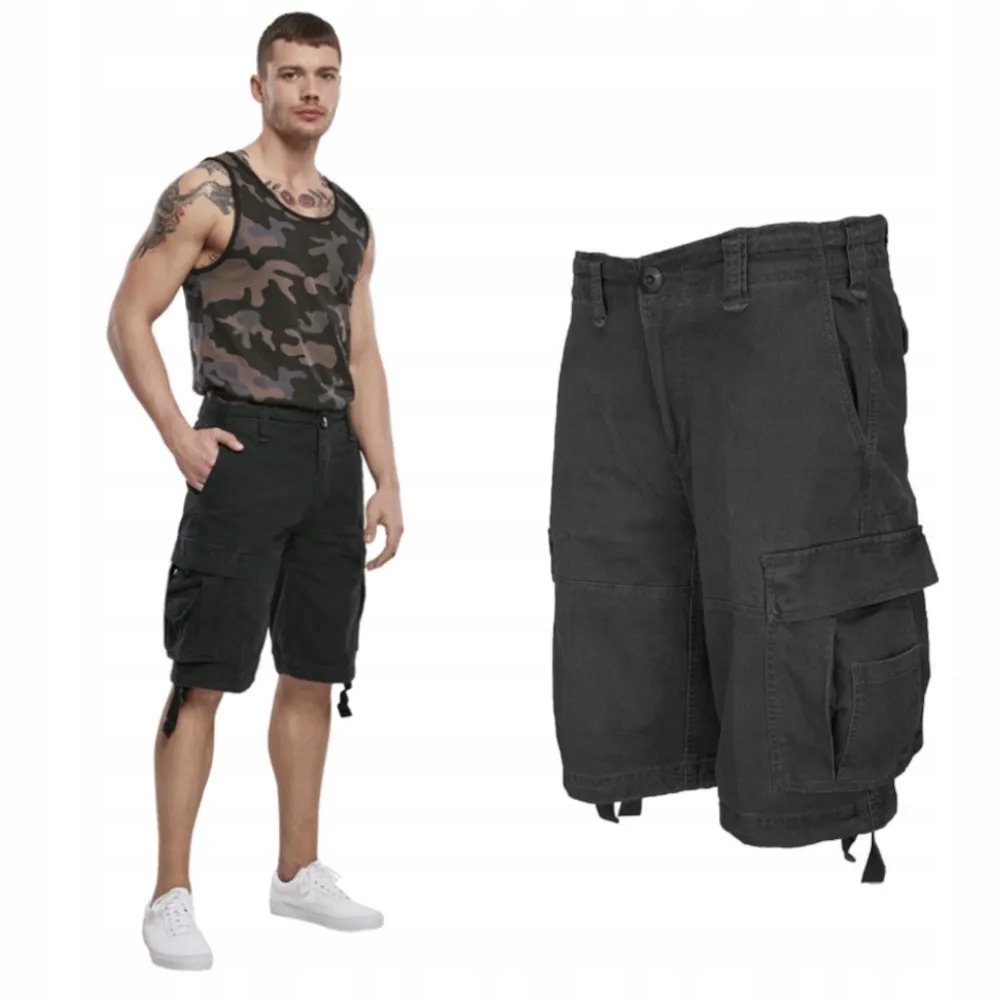 Kraťasy krátké Brandit Vintage Classic černé 3XL