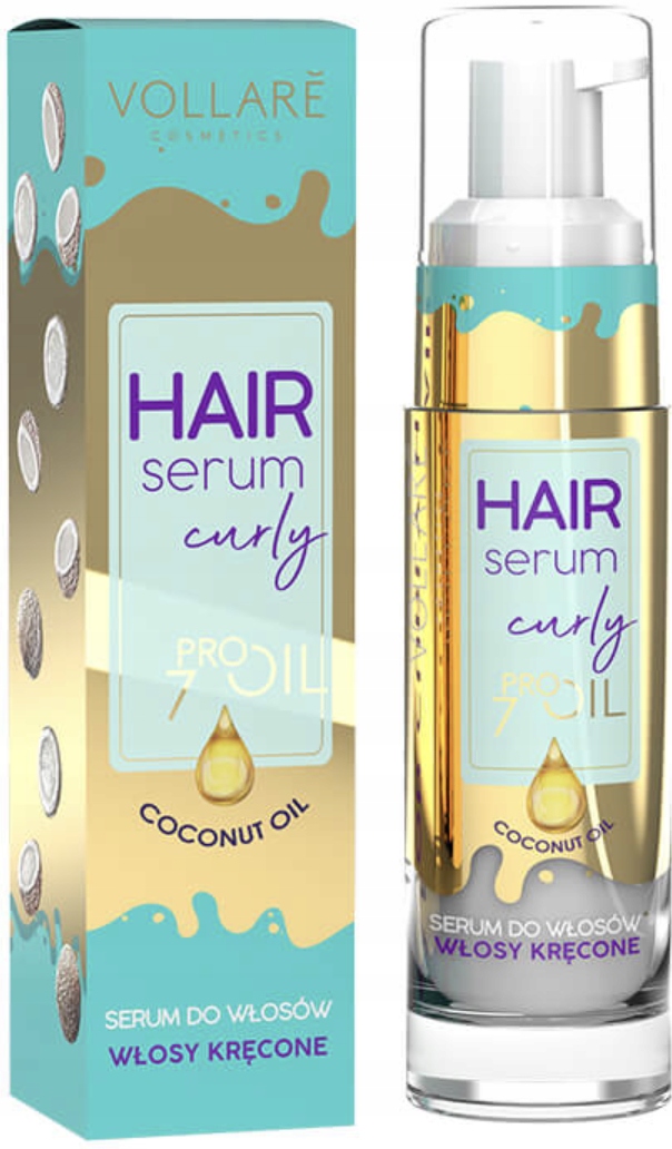 VOLLARE HAIR SERUM PRO OIL CURLS COCONUT serum do włosów kręconych 30 ml porównaj ceny