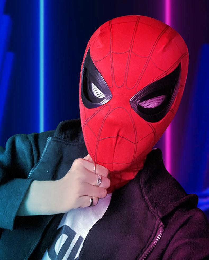 SPIDERMAN MASKA OCZY SĄ RUCHOME SUPER HERO MASKA COSPLAY DZIECI/DOROSŁYCH Kod producenta Mask with Moving Eyes Super Hero