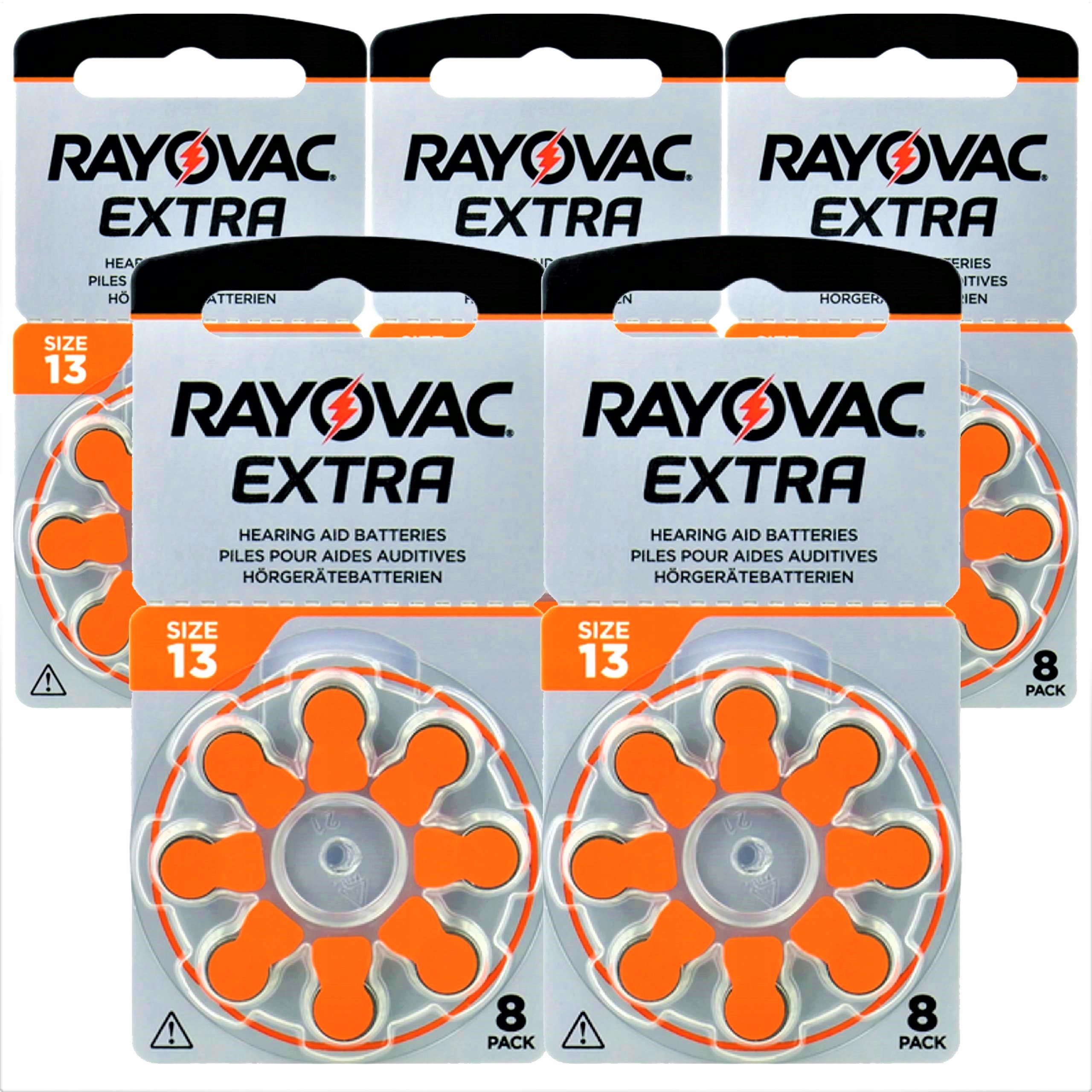 

Baterie Rayovac Do Aparatów Słuchowych 13 Mf x40