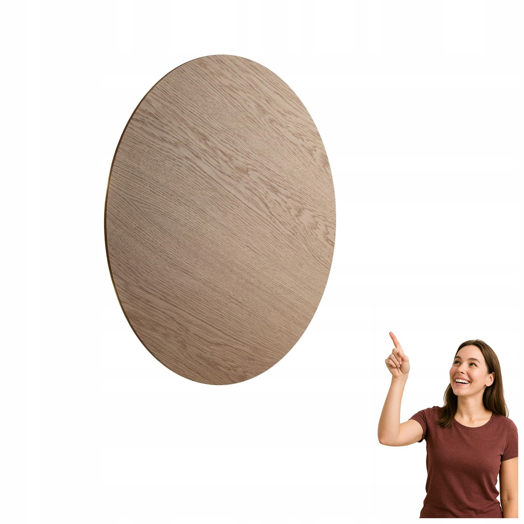 Nástenná lampa Luna Wood Dub 60 10098 Tk Lighting