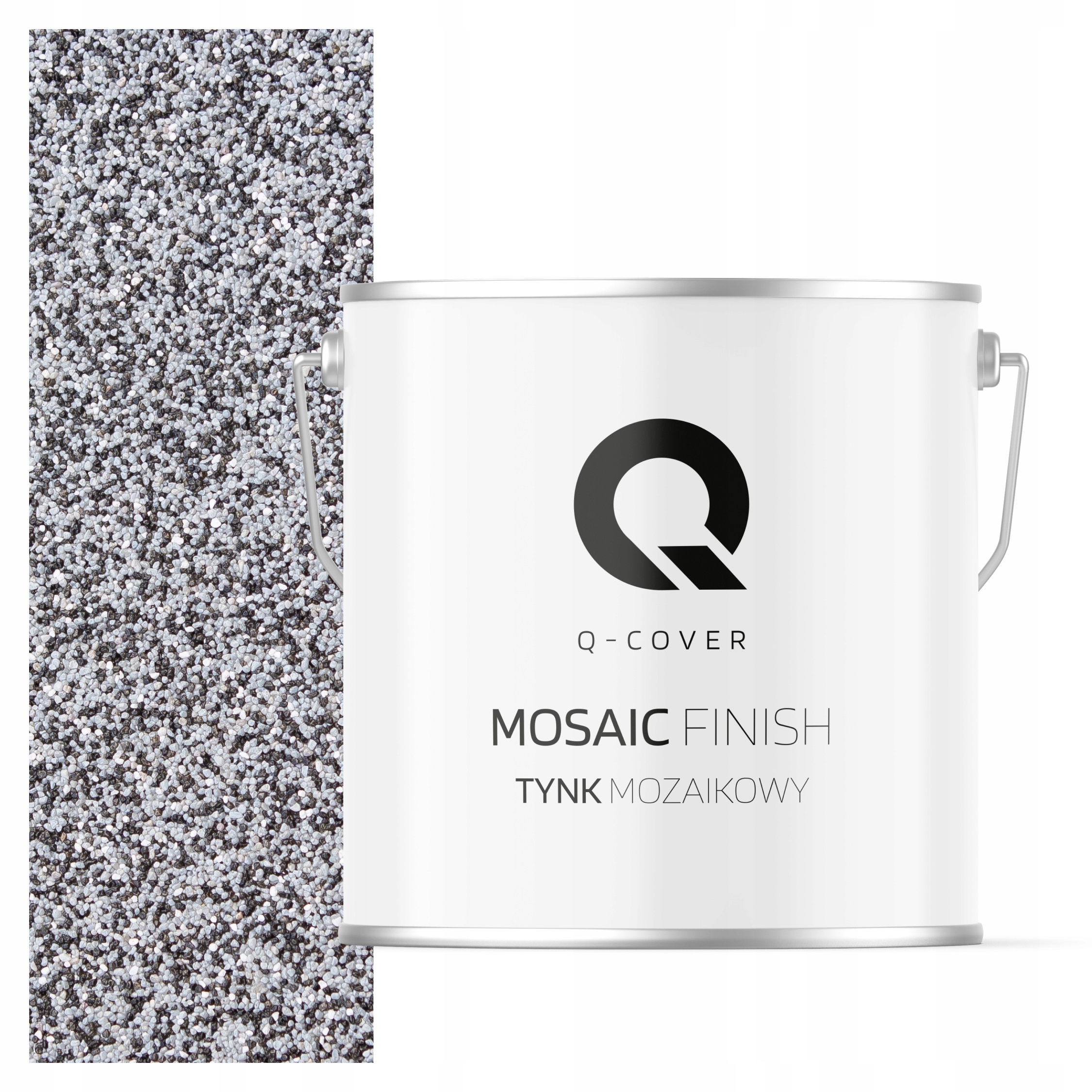 Mozaiková Omítka Mozaika 7KG Šedá M33 Ozdobná Pryskyřičná Fasáda Premium