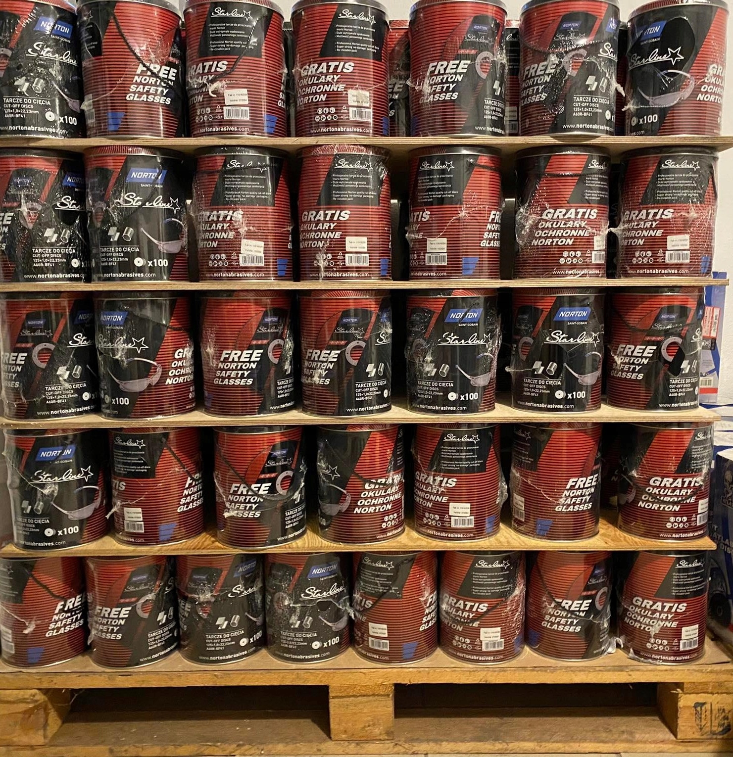 Norton 100 tarcz 125x1 Norton Starline + okulary Marka Norton