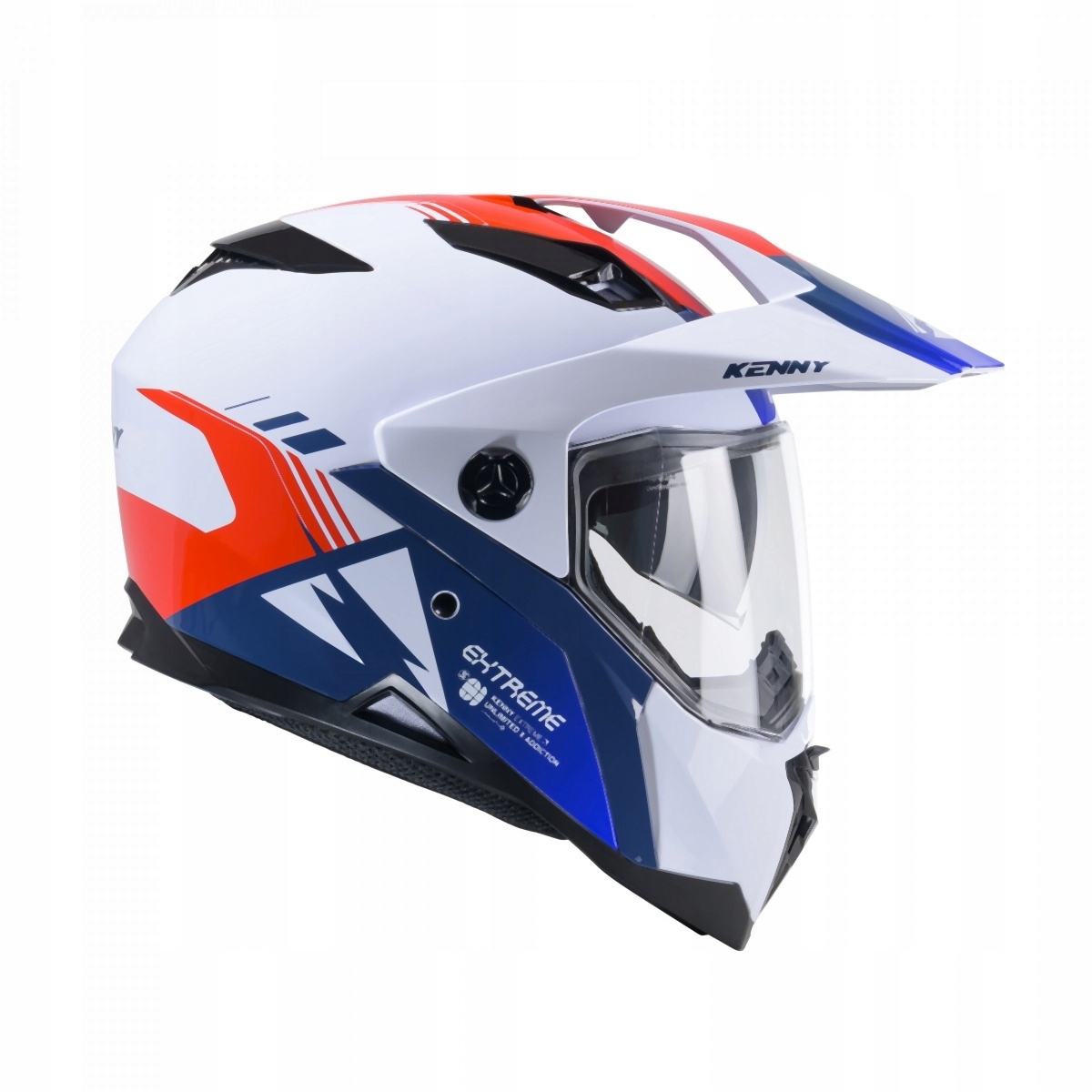 Kenny Racing 2025 Prilba Dual Adventure Model Extreme Graphic Patriot Farba B