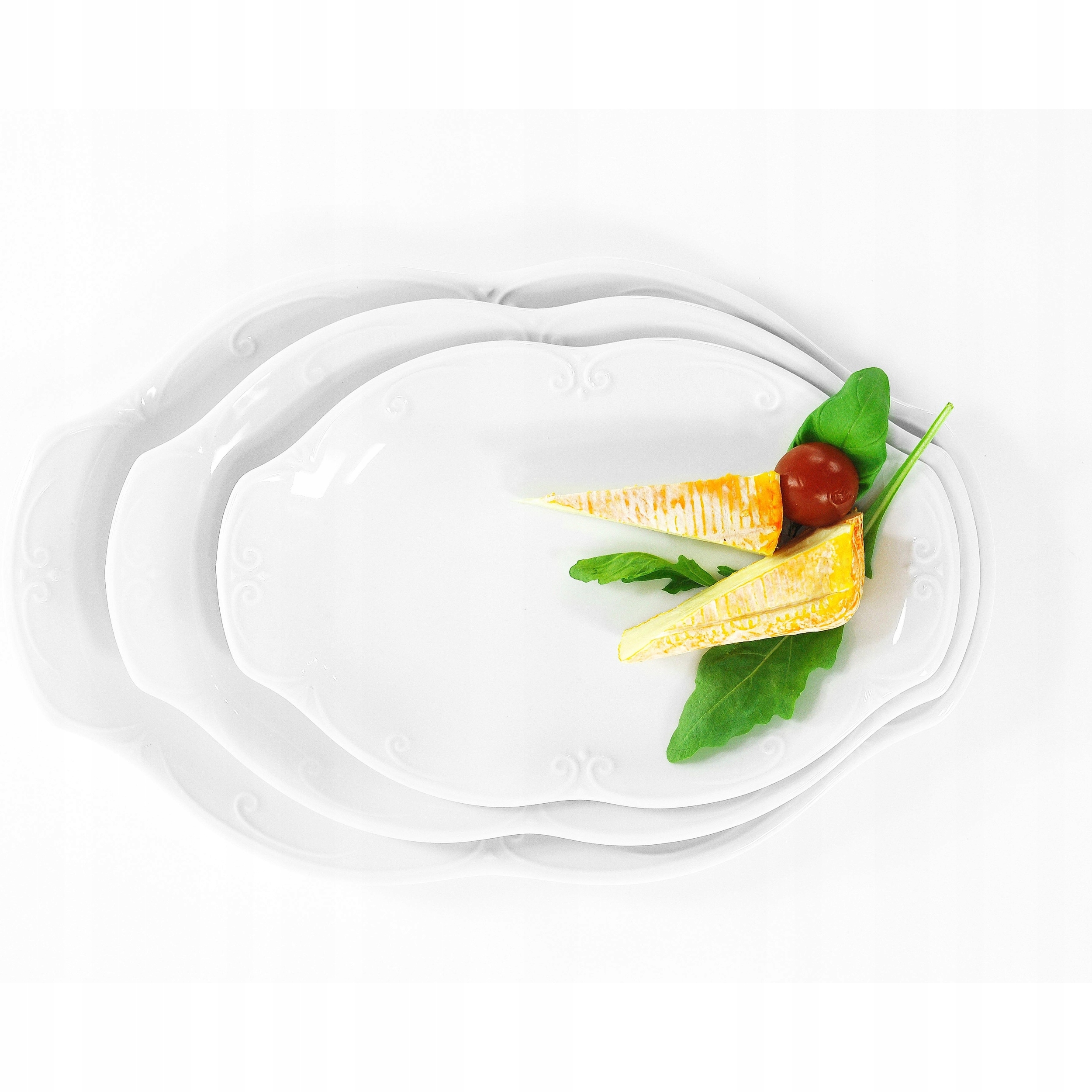 CHODZIEŻ KAMELIA PÓŁMISEK OWALNY 38X24CM PORCELANA Linia Kamelia