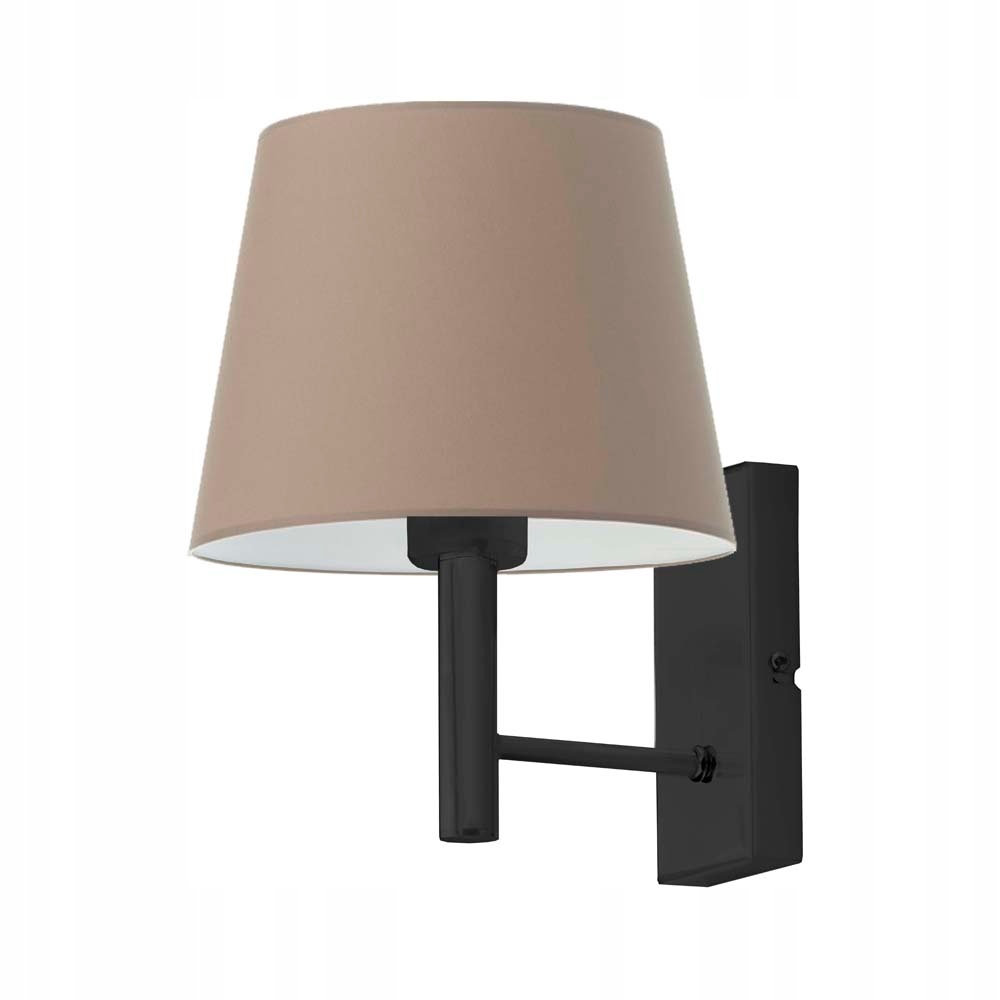 Lampka ścienna IZMIR kinkiet z abażurem Szerokość produktu 24 cm
